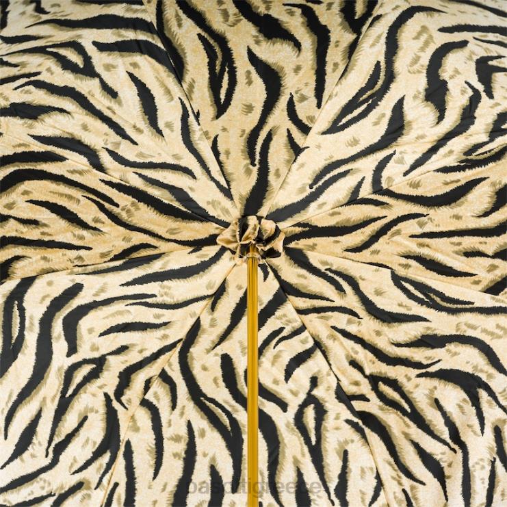 ομπρέλα | PASOTTI 189 1409-29 b17 - μαύρη ομπρέλα τίγρης διπλό ύφασμα 2N6B8411 για άνδρες και γυναίκες